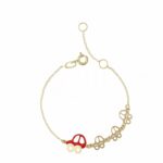Children's 18K Gold Scaled Plate Element Bracelet