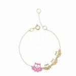 Children's 18K Gold Scaled Plate Element Bracelet