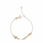 Children's superlight plate bracelet in 18K Gold