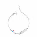 Children's superlight plate bracelet in 18K Gold