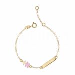 Children's superlight plate bracelet in 18K Gold