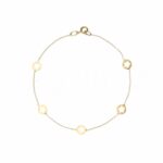 Women's 18K Gold Chain Bracelet