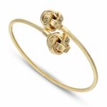 Contrariè Rigid Bracelet with Knot for Women in 18K Gold
