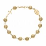 18K Gold Studded Rosary Bracelet