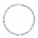 18K Gold Men's Flat Chain Bracelet