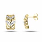 Women's Diamond Stud Earrings in 18K Gold