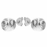 Women's 18K Gold Ball Earrings