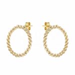 Lobe Earrings - Women's Headband in 18K Gold