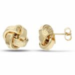 Women's 18K Gold Greek Knot Earrings