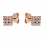 Shiny Collection Women's 18K Gold Lobo Earrings