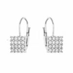 Women's 18K Gold Flat Element Lobe Earrings