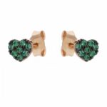 Shiny Collection Women's 18K Gold Lobo Earrings