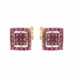 Duo Collection Women's Earrings in 18K Gold