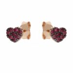 Shiny Collection Women's 18K Gold Lobo Earrings