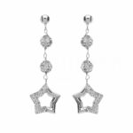 Women's 18K Gold Box Element Earrings