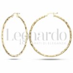 Women's Fantasy Hoop Earrings in 18K Gold