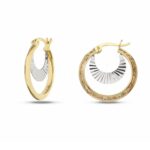 Women's Moonlight Hoop Earrings in 18K Gold