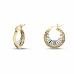 Women's Moonlight Hoop Earrings in 18K Gold