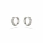 Women's 3-Row Hoop Earring in 18K Gold