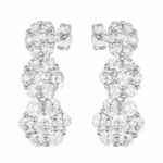 Women's "Magic" Collection Point of Light Earrings in 18K Gold