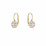 Women's "Magic" Collection Point of Light Earrings in 18K Gold