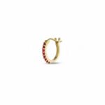 Men's 18K Gold Claw Hoop Earring