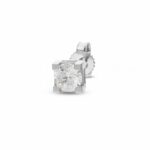 Men's 4-Jaw Diamond Point Light Earrings in 18K Gold
