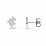Child's Puzzle Earrings in 18K Gold