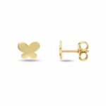 Child's Butterfly Earrings in 18K Gold