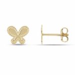 Child's Lobe Earrings in 18K Gold