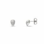Child's Skull Earrings in 18K Gold