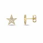 Child's Pavettati Earrings in 18K Gold