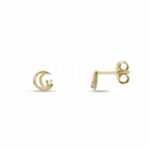 Child's Pierced Earrings in 18K Gold