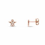 Child's Angel Earrings in 18K Gold