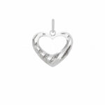 Women's Double Plate Pendant in 18K Gold