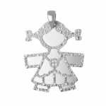 Women's Superlight Slab Pendant in 18K Gold