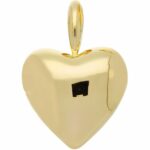 Women's Electroformed Heart in 18K Gold