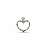 Women's Rainbow Collection Pendant in 18K Gold