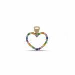 Women's Rainbow Collection Pendant in 18K Gold