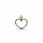 Women's Rainbow Collection Pendant in 18K Gold
