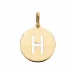 18K Gold Letter Pendant