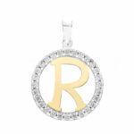 18K Gold Letter Pendant