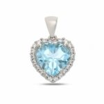 Women's 18K Gold Color Stone Pendant