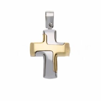 Men's Cross in 18K Gold