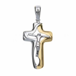 Men's Cross in 18K Gold