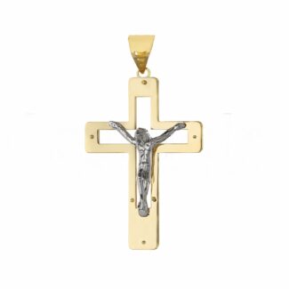 Men's Cross in 18K Gold