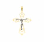 Men's Slab Cross in 18K Gold