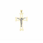 Men's Slab Cross in 18K Gold