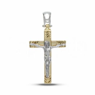 Men's Cross in 18K Gold