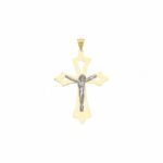 Men's Slab Cross in 18K Gold